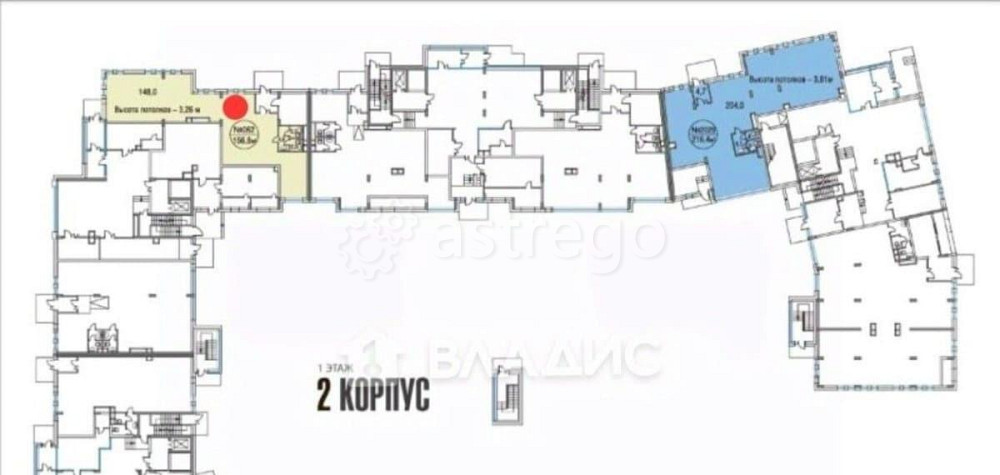 3-комн. апарт-ы, 156.8 м2, 1/9 эт. Химки - изображение 2