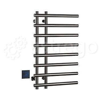 Полотенцесушитель электрический BOHEME Uno 8П 500/800 Shine Gun Metal Новосибирск - изображение 1