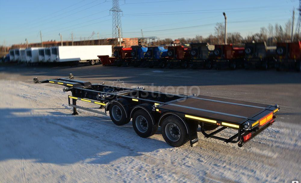 Полуприцеп контейнеровоз Тонар К3-U 1 (x20’, 2x20’, 1x30’, 1х40`и 1х40`HQ) Москва - изображение 1
