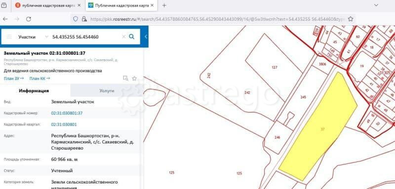 Земля с/х назначения, 8.48 га Кармаскалы - изображение 1