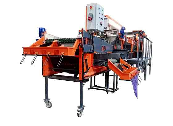 Машина калибровочная сетчатая для овощей: картофеля, лука, свеклы, корнеплодов МКС-212 Москва