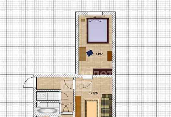 2-комн. квартира, 40 м2, 1/5 эт. Бийск