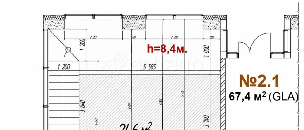 Торговое помещение, 67.4 м2 Москва - изображение 4