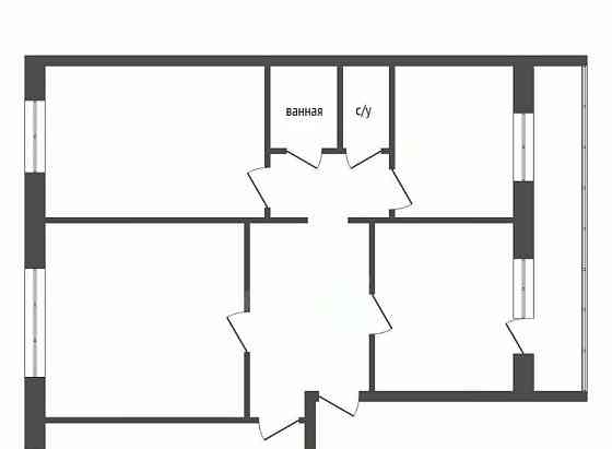 4-комн. квартира, 79.3 м2, 4/5 эт. Красноярск