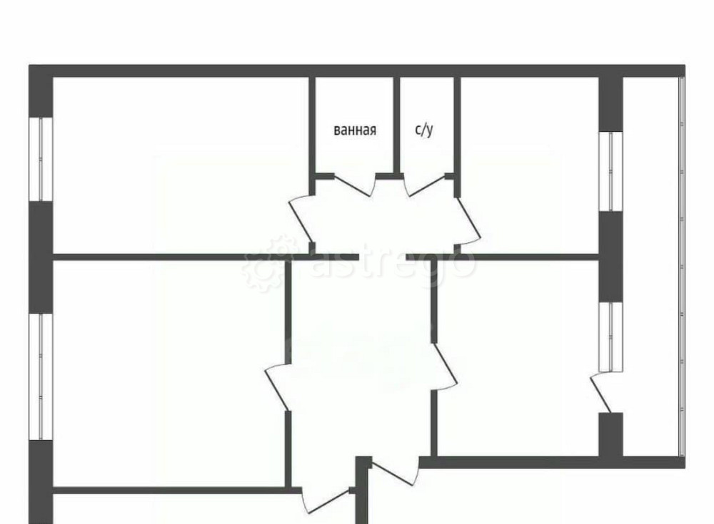 4-комн. квартира, 79.3 м2, 4/5 эт. Красноярск - изображение 1