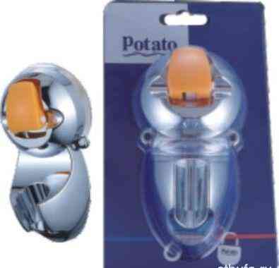 Держатель для душевой лейки POTATO T0011 на вакуумной присоске, Серебристый (50) Пермь