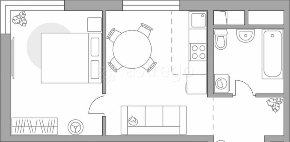 2-комн. квартира, 33 м2, 2/14 эт. Красногорск - изображение 1