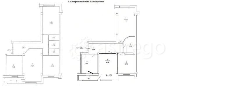3-комн. квартира, 126 м2, 6/10 эт. Красноярск - изображение 1
