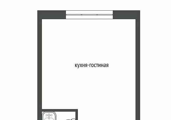 Студия, 17.2 м2, 3/5 эт. Красноярск
