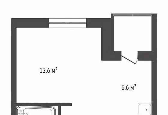 Студия, 28.7 м2, 2/10 эт. Красноярск