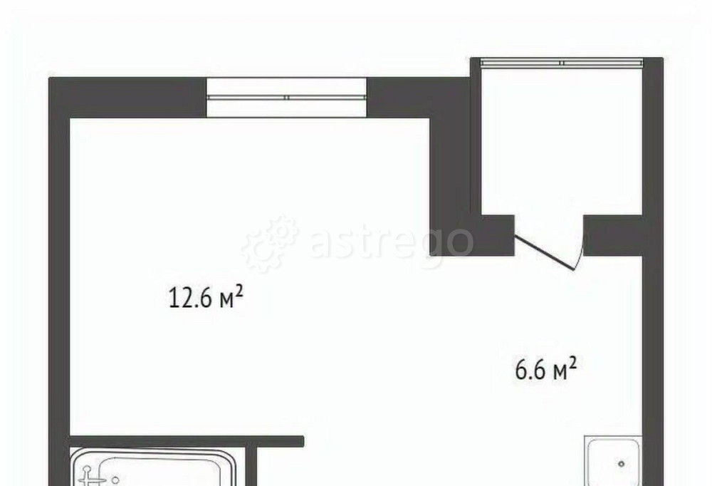 Студия, 28.7 м2, 2/10 эт. Красноярск - изображение 3