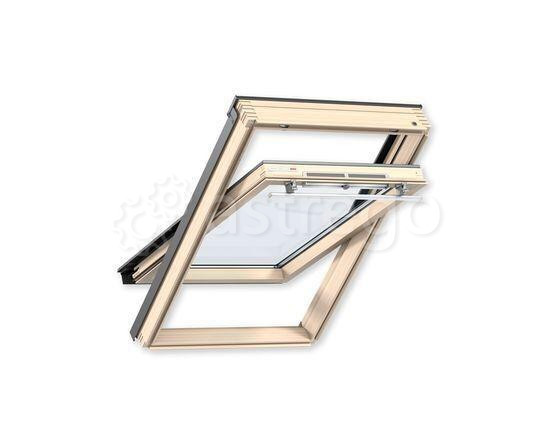 Окно VELUX Стандарт WoodLine GZR 3050 однокамерное, ручка сверху PR08 94х140 Сочи - изображение 1