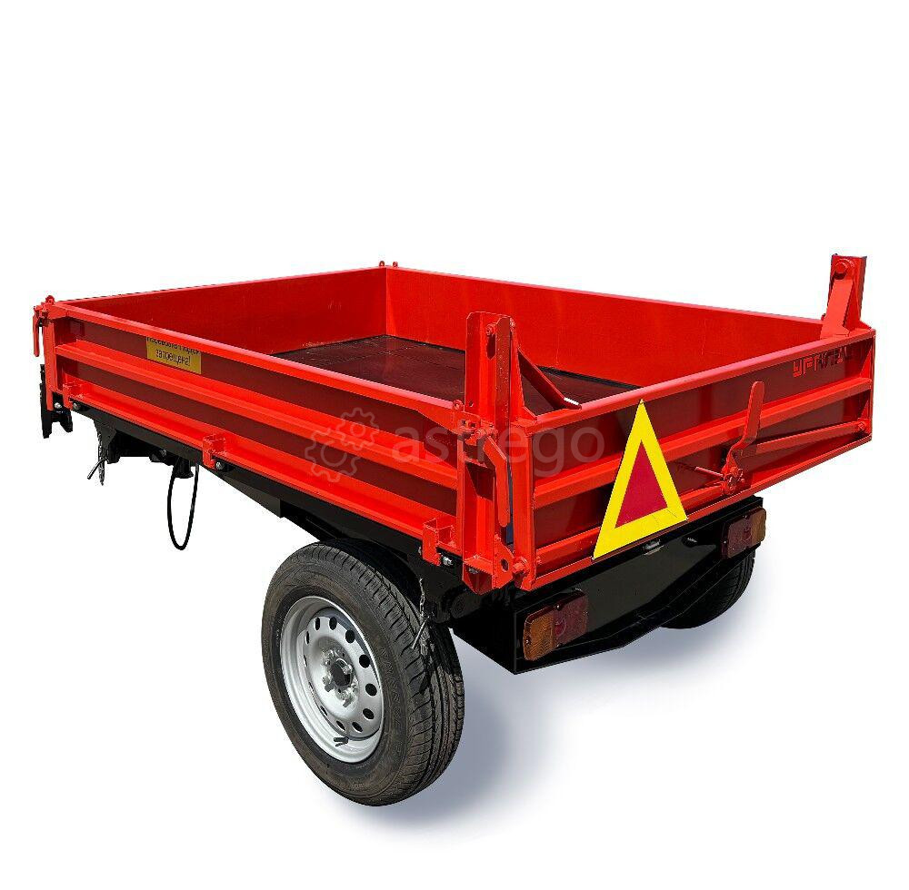 Полуприцеп-самосвал Уралец 1,5 т. 3 стороны опрокидывания (П03.00.400) Новосибирск - изображение 1
