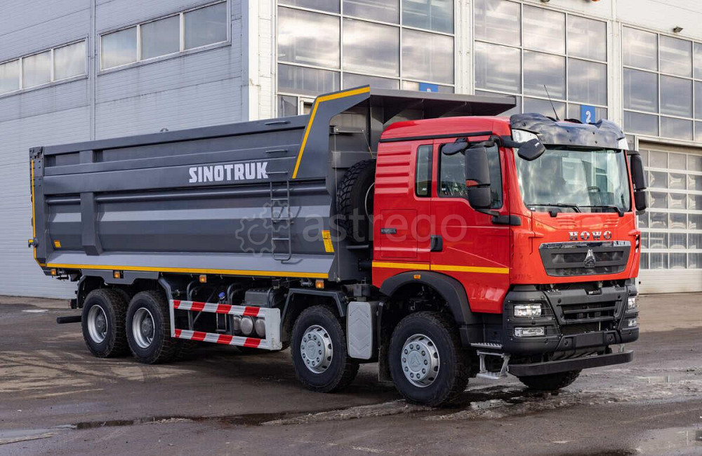 Самосвал Howo T5G 8x4 ZZ3317V386GE1 7.6x2.3 x1.5+0.5 26-35 м3 прямой пч 4.77 Краснодар - изображение 1