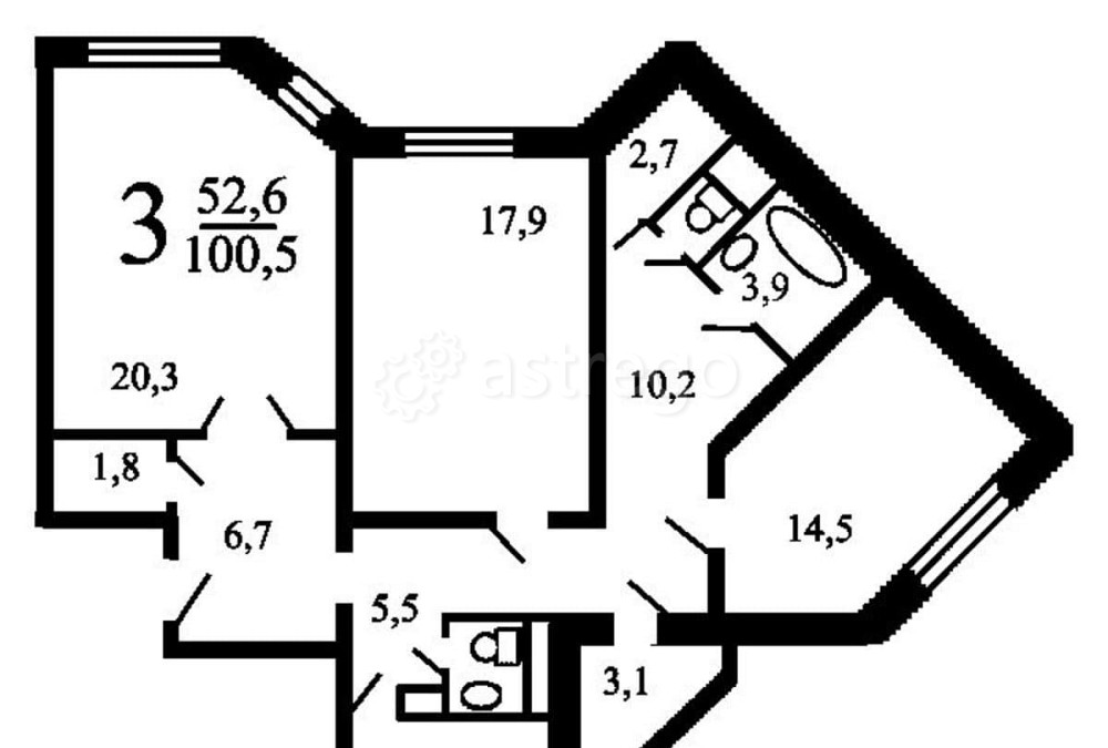 3-комн. квартира, 101 м2, 8/16 эт. Серпухов - изображение 4