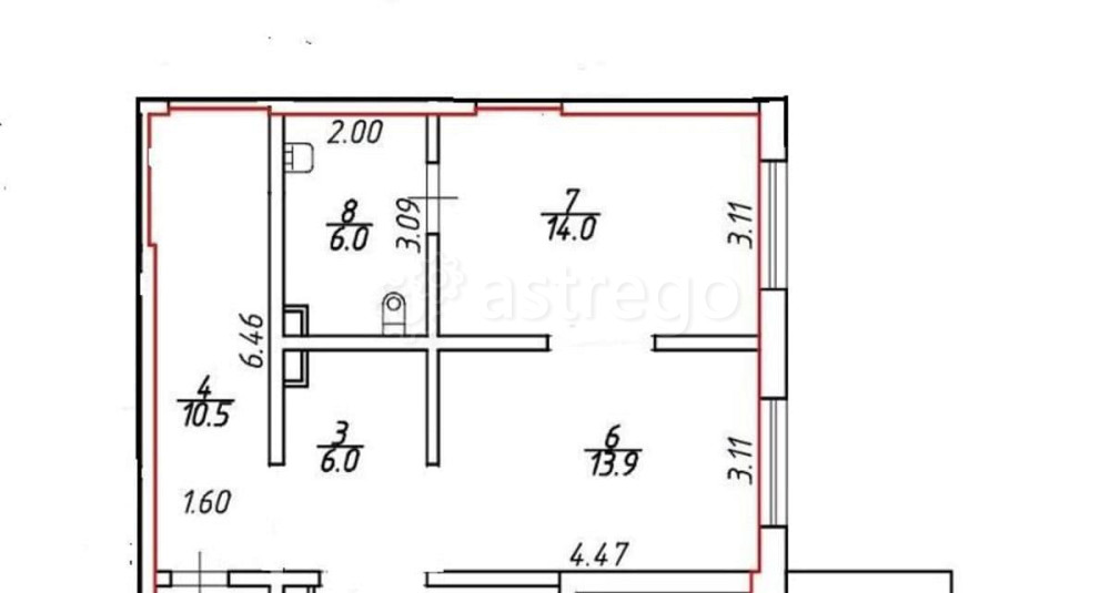 Свободного назначения, 73.1 м2 Санкт-Петербург - изображение 1