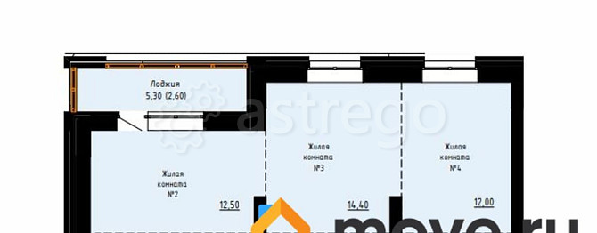 4-комн. квартира, 75.5 м2, 1/9 эт. Барнаул - изображение 1