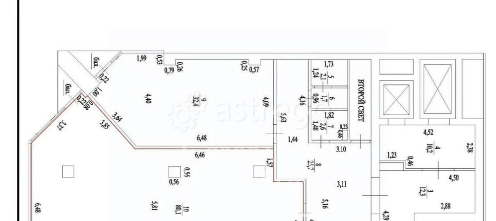Офис, 80.1 м2 Уфа - изображение 7