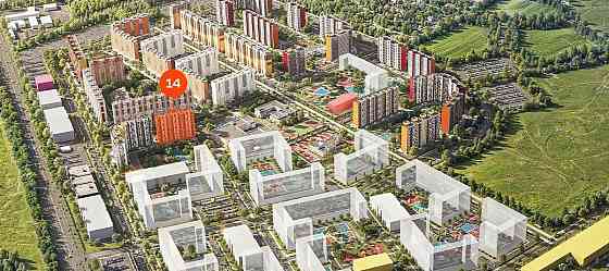 Студия, 28.13 м2, 15/17 эт. Домодедово