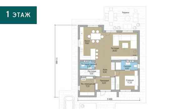 Коттедж, 190 м2, 4.96 сотки Истра