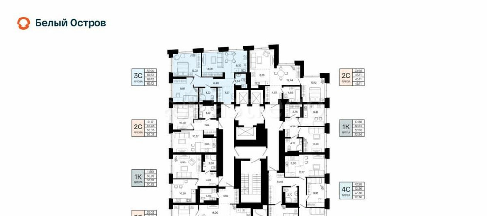 3-комн. квартира, 60.12 м2, 17/20 эт. Уфа - изображение 4