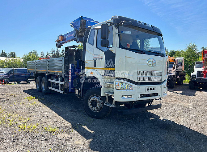 Автомобиль бортовой IVECO-HONGYAN GENLYON C500 c крано-манипуляторной установкой Москва - изображение 1