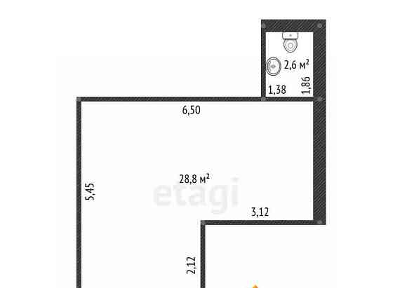 Торговое помещение, 31.4 м2 Иглино
