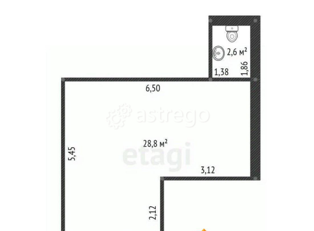 Торговое помещение, 31.4 м2 Иглино - изображение 6