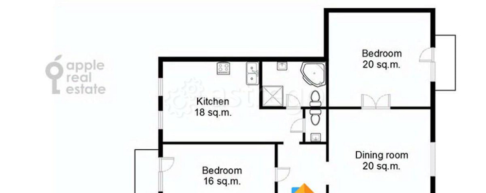 4-комн. квартира, 110 м2, 4/8 эт. Москва - изображение 6