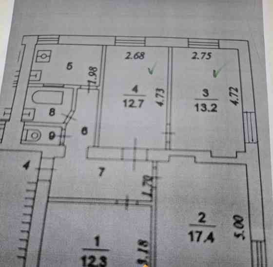 Комната, 26 м2, 2/5 эт. Москва