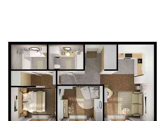 2-комн. квартира, 59.8 м2, 3/9 эт. Санкт-Петербург