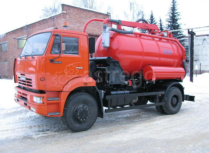 Машина илососная КО-530-25 КАМАЗ 53605-3952-48 (ил 8м3, вода 740 л.) Краснодар - изображение 1