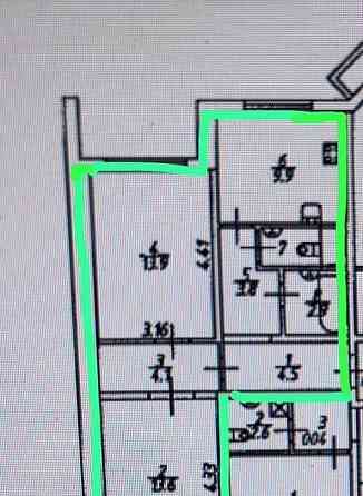 2-комн. квартира, 54 м2, 1/25 эт. Химки