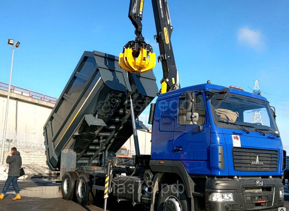 Ломовоз Т6310М на шасси МАЗ 6312С9-8525-012 Евро-5 с грейфером RG-25 Велмаш Санкт-Петербург - изображение 1