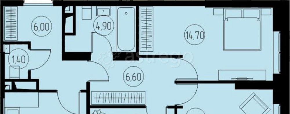 3-комн. квартира, 75.3 м2, 20/23 эт. Пушкино - изображение 1