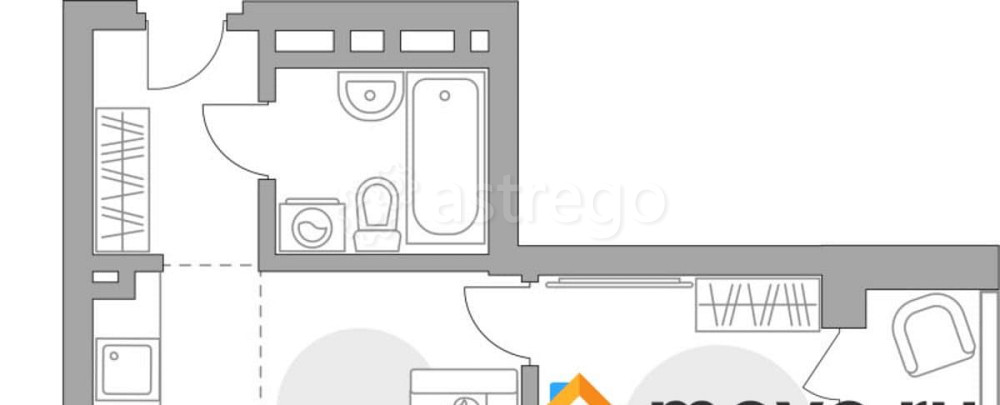 2-комн. квартира, 41.3 м2, 9/23 эт. Уфа - изображение 1