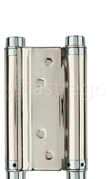 Петля Armadillo (Армадилло) пружинная двусторонняя BH470SS (100*70*1.5) CP (DAS SS 201-4") хром Санкт-Петербург - изображение 1