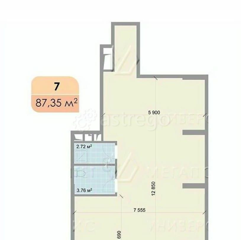 Свободного назначения, 87 м2 Котельники - изображение 7