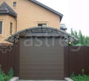 Рольставни автоматические для гаража с электроприводом антрацит 2200х2300 мм Чебоксары - изображение 1