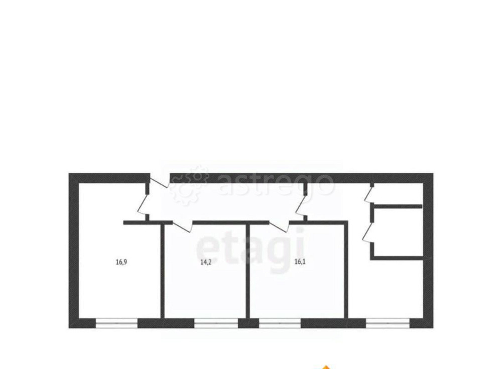 Комната, 73.7 м2, 1/9 эт. Белгород - изображение 6