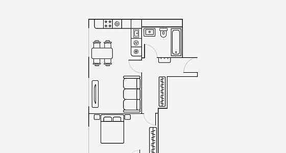 2-комн. квартира, 56 м2, 18/24 эт. Москва