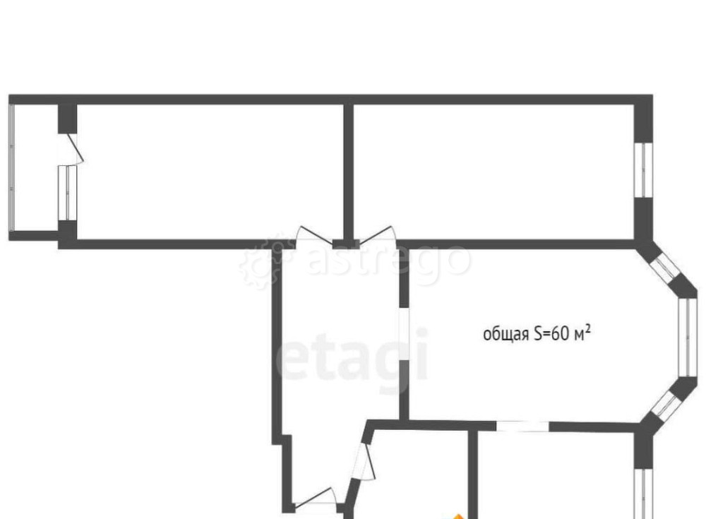 3-комн. квартира, 58.8 м2, 4/5 эт. Бийск - изображение 6