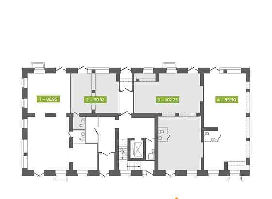 Свободного назначения, 61.58 м2 Северодвинск