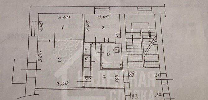 2-комн. квартира, 40 м2, 3/3 эт. Рубцовск - изображение 5