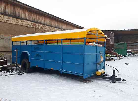 Тракторный полуприцеп для перевозки скота ТПС-6.5 Ижевск