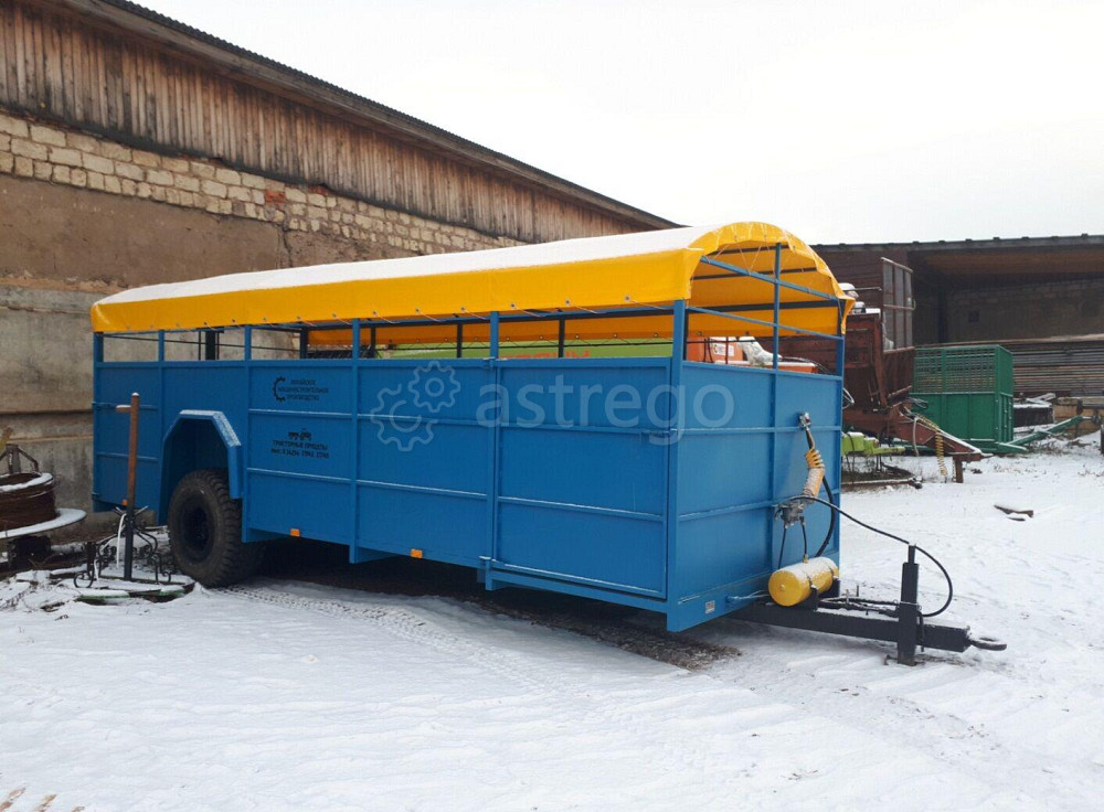 Тракторный полуприцеп для перевозки скота ТПС-6.5 Ижевск - изображение 1