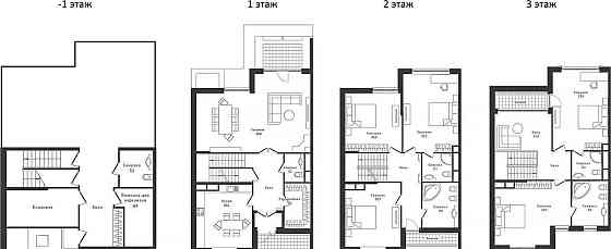 Таунхаус, 400.6 м2, 3 эт. Москва
