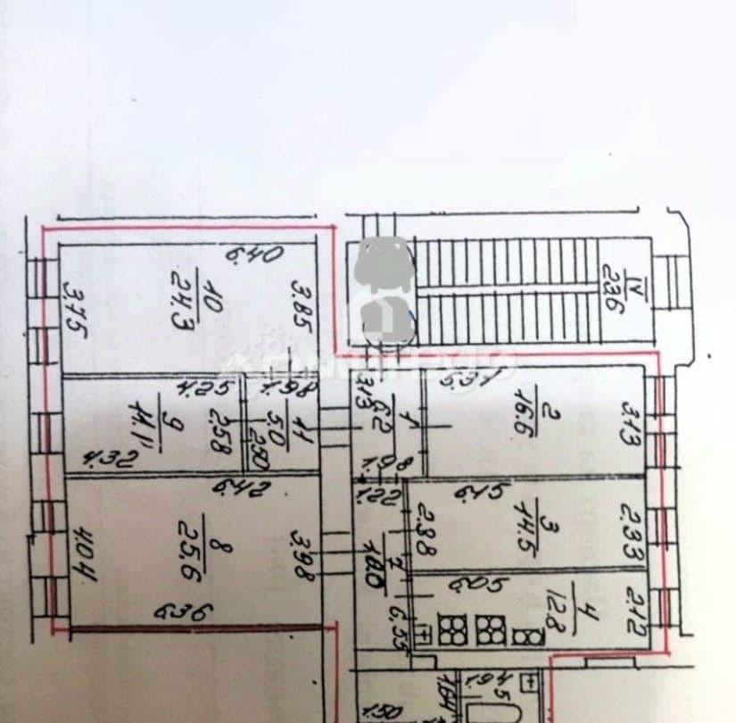 Комната, 35.4 м2, 5/5 эт. Санкт-Петербург - изображение 6