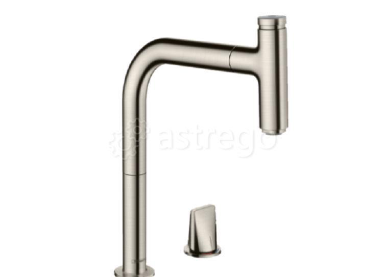 Смеситель для кухни Hansgrohe, Metris Select M71, sBox, тип открывания воды - однорычажный 73804800 Москва - изображение 1