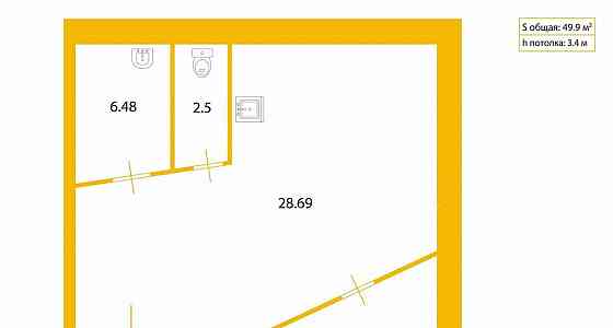 Свободного назначения, 49.9 м2 Санкт-Петербург
